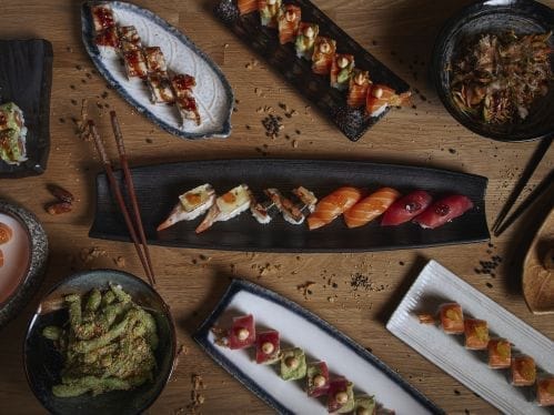 Aspecto de la comida japonesa.