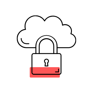 Icono envío seguro de datos
