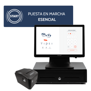 Pack (TPV + Cajón + impresora) + Promo Puesta en Marcha Esencial + Impresora