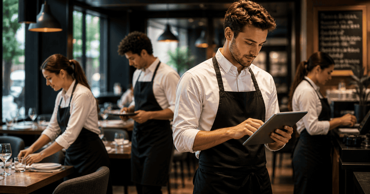 trabajar con menos personal restaurante