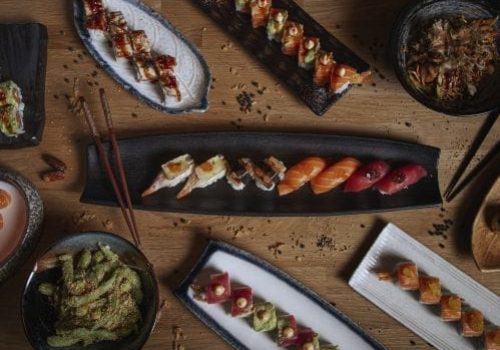 Aspecto de la comida japonesa.